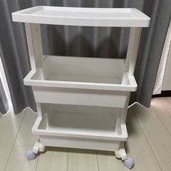 決定。タイヤ付き3段ラック