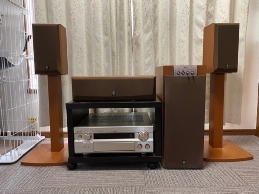 YAMAHA スピーカー×4 AVアンプ×1 全5点セット