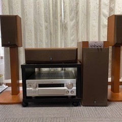 YAMAHA スピーカー×4 AVアンプ×1 全5点セット