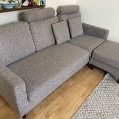 三人掛けソファ、美品の画像