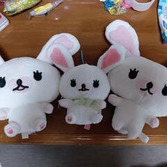 うさぎのモフィぬいぐるみ三点セット