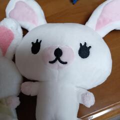うさぎのモフィぬいぐるみ三点セットの画像