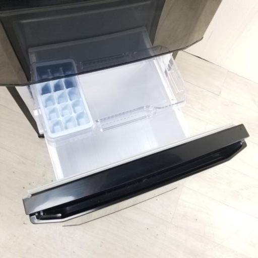 中古 146L 2ドア冷蔵庫 自動霜取りファン式 サファイアブラック 三菱電機 MR-P15D-B