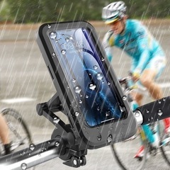 スマートフォンサポート 防水ケース 360度回転
