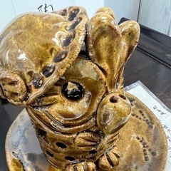 【お値下げしました！】桜島焼　フクロウの香炉の画像