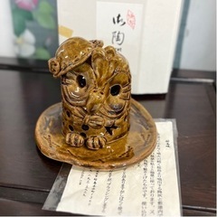 【お値下げしました！】桜島焼　フクロウの香炉
