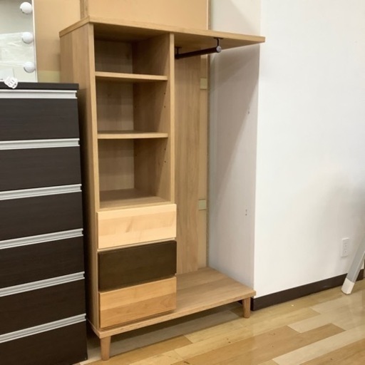 マルヨシ民芸　リビングハンガーラック【トレジャーファクトリーラパーク岸和田店】