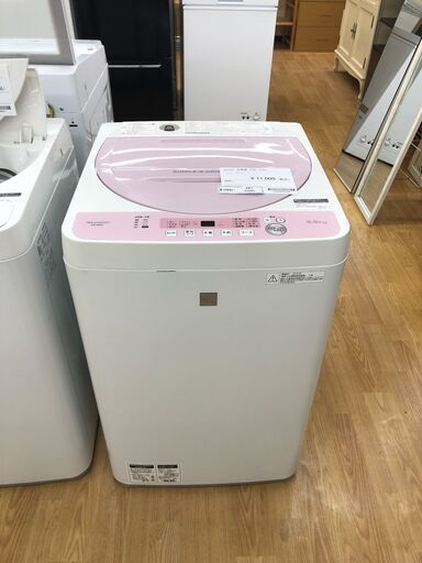★ジモティ割あり★ SHARP 洗濯機  5.5kg 18年製 動作確認／クリーニング済み SJ2461