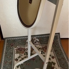 【受付終了】中古スタンドミラー、鏡スタンドの画像
