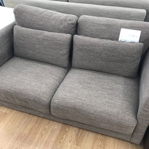 ★ジモティ割あり★ ニトリ 2人掛けソファー ブラウン H63×W138×D77 クリーニング済み KJ2103