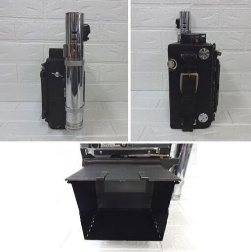 ジャンク GRAFLEX SPEED GRAPHIC 大判カメラ 127mm F4.7 蛇腹 グラフレックス スピードグラフィック 札