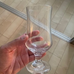 クリームソーダ　グラス