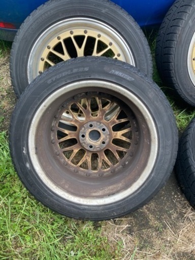 BBS LM090 17×7.5J +48 5H-100 215/50R17 スタッドレス 86 BRZ プリウス CT200 レガシ