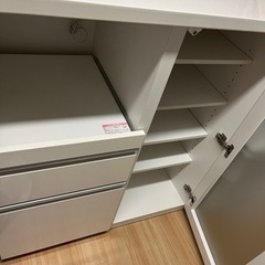 【ニトリ】カップボード ホワイトの画像