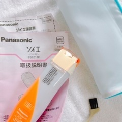 Panasonic 除毛器？　保証書付きの画像