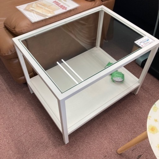 【激安家具】ガラステーブル