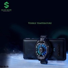 Black Shark FunCooler 2 Pro ブラックシャーク ファンクーラー 2 プロ iPhone/Android対応 ゲーム用 外部冷却ファン 空冷CPUクーラー (Black/ブラック)の画像