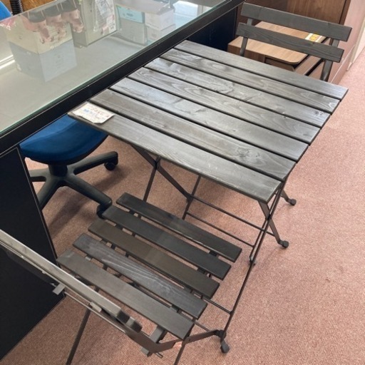 【激安家具】★大人気★IKEA 折りたたみテーブルセット