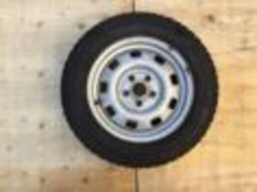 ウァナゴン純正鉄ホイールスタッドレスタイヤ付き4本セット