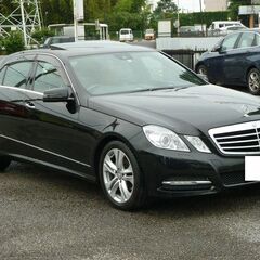 H22 E350　アバンギャルド　サンルーフ 純正ナビ 茶革シート プッシュスタート R5年度自動車税込　16448の画像