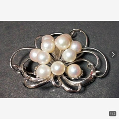 ★交渉不可★複数割★新品★パールのブローチの画像