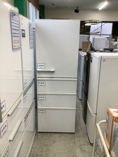 安心の1年保証付き！！ AQUA　4ドア冷蔵庫　AQR-36M  2022年製　355L