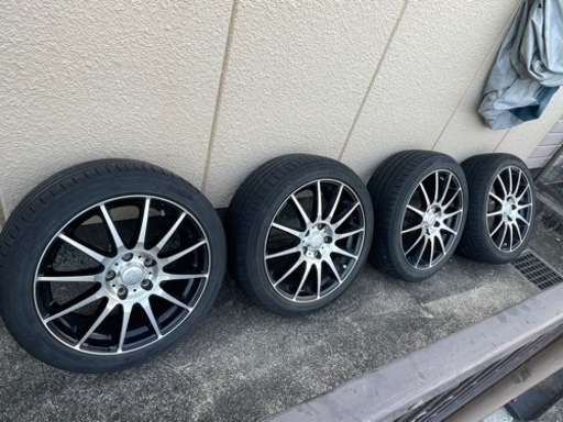 4本セット 中古ホイール 17インチ A-TECH製 ノア、ヴォクシー等