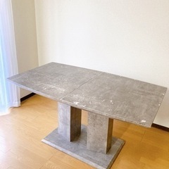 大理石調 4〜6人掛けダイニングテーブル