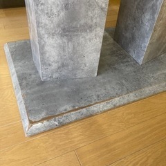 大理石調 4〜6人掛けダイニングテーブルの画像