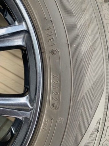 ※終了※【2022年製】★美品★ 軽自動車用 タイヤ ホイール ４本セット 145/80R 13