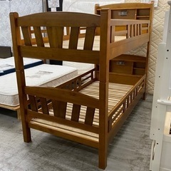 【愛品館 江戸川店】木製 2段ベッド ID:153-018638-007の画像