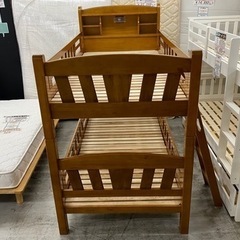 【愛品館 江戸川店】木製 2段ベッド ID:153-018638-007の画像