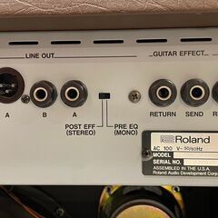 ✨🔔引き取り限定🔥ジモティー特別価格🔔✨ジャンク Roland ローランド ギターアンプ Acoustic Chorus AC-100UT ジャンクの画像