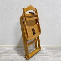 【商談中】カトージ/木製/ハイチェア/ベビーチェア/KATOJI/折りたたみ/E0CR0115の画像