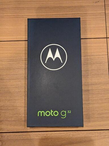 取引中【新品未開封・最安】moto g32本体