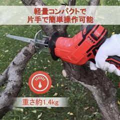 レシプロソー 電動のこぎり 充電式  電動ノコギリ 無段変速 21V 1824の画像