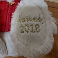 【取引中】Harrods(ハロッズ) クリスマスベア 2018年　限定モデルの画像