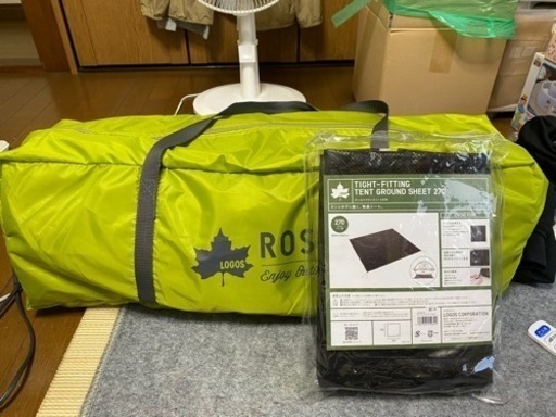 新品未使用のロゴスのテントグランドシートのセット