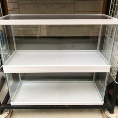 【残り1台】テトラ 水槽 52cm 2台 Tetra White...