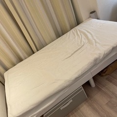 【差し上げます】ショートベッド シングルサイズ すのこ 北欧風 ...