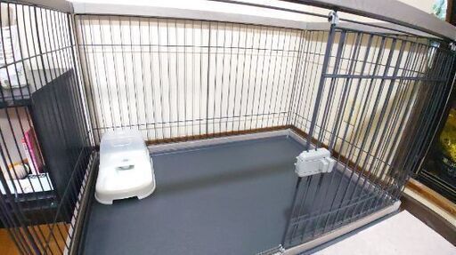 アイリスオーヤマ 犬用  ウッディサークル+ペット用給水器