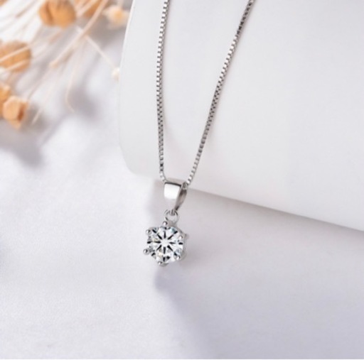 『お値下げしました！』ダイヤネックレス キュービックジルコニア チェーン40㌢