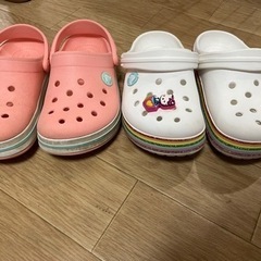 クロックス　キッズ　2足セット　17.5〜18.0