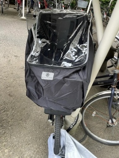 前後チャイルドシート付き　電動アシスト自転車