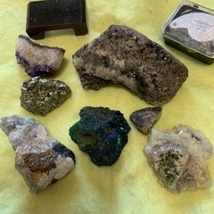 エメラルド　パワーストーン原石　色々7点セット