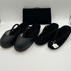 喪服草履　冬草履　バッグ3点セット