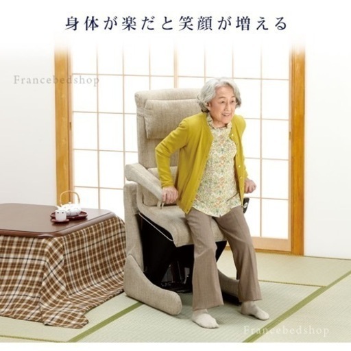 フランスベッド 高座いす型 リフトアップチェア 800