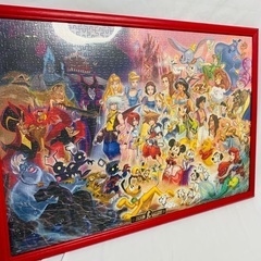 ディズニー　パズル　ジグソーギャラリー　額付きの画像