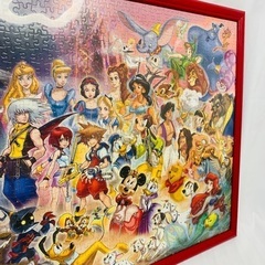 ディズニー　パズル　ジグソーギャラリー　額付きの画像