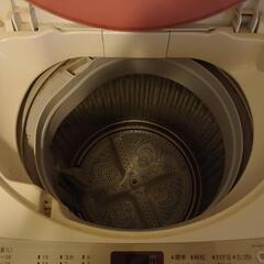 ピンク洗濯機の画像